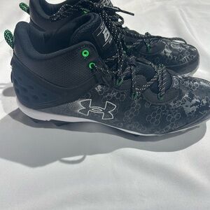 Under Armour BH Black Baseball Cleats Size 13 Brand New No Box